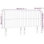 Dunkelgraues Samtkopfteil mit LED 183x16x118/128 cm von vidaXL, Kopf- und Fußteile - Ref: Foro24-3124347, Preis: 121,69 €, Ra...