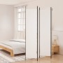 Trennwand mit 4 weißen Stoffbahnen 200x220 cm von vidaXL, Raumteiler - Ref: Foro24-350198, Preis: 41,67 €, Rabatt: %