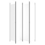 Divider screen with 4 white fabric panels 200x220 cm by vidaXL, Room dividers - Ref: Foro24-350198, Price: 41,67 €, Discount: %