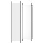 Divider screen with 4 white fabric panels 200x220 cm by vidaXL, Room dividers - Ref: Foro24-350198, Price: 41,67 €, Discount: %