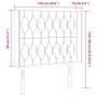 LED-Kopfteil aus dunkelgrünem Samt, 103 x 16 x 118/128 cm von vidaXL, Kopf- und Fußteile - Ref: Foro24-3124429, Preis: 109,64...