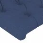 Kopfteil aus blauem Stoff mit LED 183x16x118/128 cm von vidaXL, Kopf- und Fußteile - Ref: Foro24-3124404, Preis: 158,62 €, Ra...