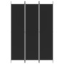 Three-panel black fabric room divider screen 150x220 cm by vidaXL, Room dividers - Ref: Foro24-350197, Price: 35,78 €, Discou...