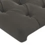 Dark gray velvet headboard with LED 83x16x118/128 cm by vidaXL, Headboards and footboards - Ref: Foro24-3124415, Price: 99,11...