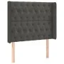 Dark gray velvet headboard with LED 93x16x118/128 cm by vidaXL, Headboards and footboards - Ref: Foro24-3124421, Price: 85,09...