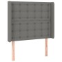 Kopfteil aus dunkelgrauem Stoff mit LED 93x16x118/128 cm von vidaXL, Kopf- und Fußteile - Ref: Foro24-3124465, Preis: 91,37 €...