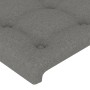 Kopfteil aus dunkelgrauem Stoff mit LED 93x16x118/128 cm von vidaXL, Kopf- und Fußteile - Ref: Foro24-3124465, Preis: 91,37 €...