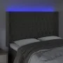 Dark gray velvet headboard with LED 147x16x118/128 cm by vidaXL, Headboards and footboards - Ref: Foro24-3124433, Price: 149,...