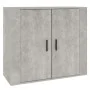 Betongraues Sperrholz-Sideboard 80x33x70 cm von vidaXL, Sideboards - Ref: Foro24-816564, Preis: 87,85 €, Rabatt: %