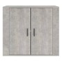 Concrete gray plywood sideboard 80x33x70 cm by vidaXL, Sideboards - Ref: Foro24-816564, Price: 87,85 €, Discount: %