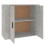 Betongraues Sperrholz-Sideboard 80x33x70 cm von vidaXL, Sideboards - Ref: Foro24-816564, Preis: 87,85 €, Rabatt: %