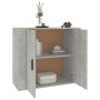 Betongraues Sperrholz-Sideboard 80x33x70 cm von vidaXL, Sideboards - Ref: Foro24-816564, Preis: 87,85 €, Rabatt: %