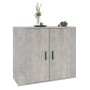 Concrete gray plywood sideboard 80x33x70 cm by vidaXL, Sideboards - Ref: Foro24-816564, Price: 87,85 €, Discount: %