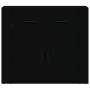 Aparador de madera contrachapada negro 80x33x70 cm de vidaXL, Aparadores - Ref: Foro24-816569, Precio: 75,71 €, Descuento: %
