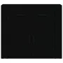 Aparador de madera contrachapada negro 80x33x70 cm de vidaXL, Aparadores - Ref: Foro24-816569, Precio: 74,74 €, Descuento: %