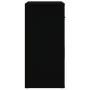 Aparador de madera contrachapada negro 80x33x70 cm de vidaXL, Aparadores - Ref: Foro24-816569, Precio: 74,74 €, Descuento: %
