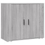 Sonoma graues Sperrholz-Sideboard 80x33x70 cm von vidaXL, Sideboards - Ref: Foro24-816566, Preis: 93,84 €, Rabatt: %