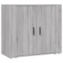Sonoma graues Sperrholz-Sideboard 80x33x70 cm von vidaXL, Sideboards - Ref: Foro24-816566, Preis: 92,17 €, Rabatt: %
