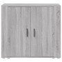 Sonoma graues Sperrholz-Sideboard 80x33x70 cm von vidaXL, Sideboards - Ref: Foro24-816566, Preis: 93,84 €, Rabatt: %