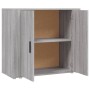 Sonoma graues Sperrholz-Sideboard 80x33x70 cm von vidaXL, Sideboards - Ref: Foro24-816566, Preis: 93,84 €, Rabatt: %