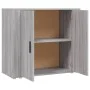 Sonoma graues Sperrholz-Sideboard 80x33x70 cm von vidaXL, Sideboards - Ref: Foro24-816566, Preis: 92,17 €, Rabatt: %