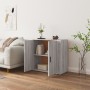 Sonoma graues Sperrholz-Sideboard 80x33x70 cm von vidaXL, Sideboards - Ref: Foro24-816566, Preis: 93,84 €, Rabatt: %