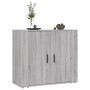 Sonoma graues Sperrholz-Sideboard 80x33x70 cm von vidaXL, Sideboards - Ref: Foro24-816566, Preis: 93,84 €, Rabatt: %