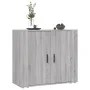 Sonoma graues Sperrholz-Sideboard 80x33x70 cm von vidaXL, Sideboards - Ref: Foro24-816566, Preis: 92,17 €, Rabatt: %