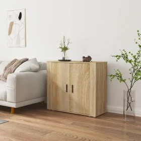 Sideboard aus Sonoma-Eichensperrholz, 80 x 33 x 70 cm von vidaXL, Sideboards - Ref: Foro24-816563, Preis: 83,34 €, Rabatt: %