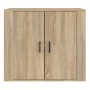 Sideboard aus Sonoma-Eichensperrholz, 80 x 33 x 70 cm von vidaXL, Sideboards - Ref: Foro24-816563, Preis: 78,88 €, Rabatt: %
