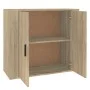 Aparador madera contrachapada color roble Sonoma 80x33x70 cm de vidaXL, Aparadores - Ref: Foro24-816563, Precio: 83,34 €, Des...