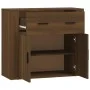 Sideboard aus braunem Eichensperrholz, 80 x 33 x 70 cm von vidaXL, Sideboards - Ref: Foro24-816575, Preis: 74,89 €, Rabatt: %