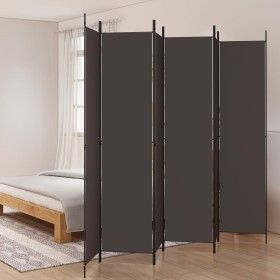 6-panel brown fabric room divider 300x220 cm by vidaXL, Room dividers - Ref: Foro24-350207, Price: 63,34 €, Discount: %