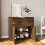 Sideboard aus braunem Eichensperrholz, 80 x 33 x 70 cm von vidaXL, Sideboards - Ref: Foro24-816575, Preis: 74,89 €, Rabatt: %