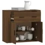 Sideboard aus braunem Eichensperrholz, 80 x 33 x 70 cm von vidaXL, Sideboards - Ref: Foro24-816575, Preis: 74,89 €, Rabatt: %