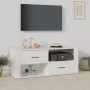 Weißer TV-Schrank aus Sperrholz, 100 x 35 x 40 cm von vidaXL, TV-Möbel - Ref: Foro24-823099, Preis: 60,02 €, Rabatt: %