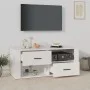 Weißer TV-Schrank aus Sperrholz, 100 x 35 x 40 cm von vidaXL, TV-Möbel - Ref: Foro24-823099, Preis: 59,42 €, Rabatt: %