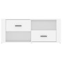 Weißer TV-Schrank aus Sperrholz, 100 x 35 x 40 cm von vidaXL, TV-Möbel - Ref: Foro24-823099, Preis: 60,02 €, Rabatt: %