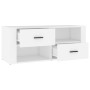 Weißer TV-Schrank aus Sperrholz, 100 x 35 x 40 cm von vidaXL, TV-Möbel - Ref: Foro24-823099, Preis: 60,02 €, Rabatt: %