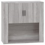 Armario de pared madera contrachapada gris Sonoma 80x33x80 cm de vidaXL, Aparadores - Ref: Foro24-816590, Precio: 79,42 €, De...