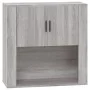 Gray Sonoma plywood wall cabinet 80x33x80 cm by vidaXL, Sideboards - Ref: Foro24-816590, Price: 75,48 €, Discount: %