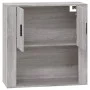 Gray Sonoma plywood wall cabinet 80x33x80 cm by vidaXL, Sideboards - Ref: Foro24-816590, Price: 75,48 €, Discount: %