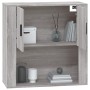 Armario de pared madera contrachapada gris Sonoma 80x33x80 cm de vidaXL, Aparadores - Ref: Foro24-816590, Precio: 79,42 €, De...