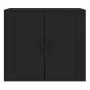 Schwarzes Sperrholz-Sideboard 80x33x70 cm von vidaXL, Sideboards - Ref: Foro24-816561, Preis: 88,15 €, Rabatt: %