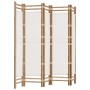 Biombo plegable de 5 paneles bambú y lona 200 cm de vidaXL, Divisores de ambientes - Ref: Foro24-350625, Precio: 126,35 €, De...