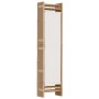 Biombo plegable de 5 paneles bambú y lona 200 cm de vidaXL, Divisores de ambientes - Ref: Foro24-350625, Precio: 126,35 €, De...