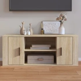 Mueble para TV madera contrachapada color roble 100x35x40 cm de vidaXL, Muebles TV - Ref: Foro24-823094, Precio: 66,91 €, Des...