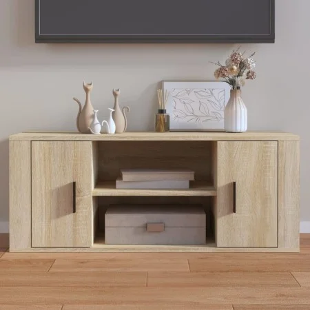 Mueble para TV madera contrachapada color roble 100x35x40 cm de vidaXL, Muebles TV - Ref: Foro24-823094, Precio: 66,91 €, Des...