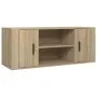 Mueble para TV madera contrachapada color roble 100x35x40 cm de vidaXL, Muebles TV - Ref: Foro24-823094, Precio: 66,91 €, Des...