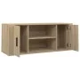 Mueble para TV madera contrachapada color roble 100x35x40 cm de vidaXL, Muebles TV - Ref: Foro24-823094, Precio: 66,91 €, Des...
